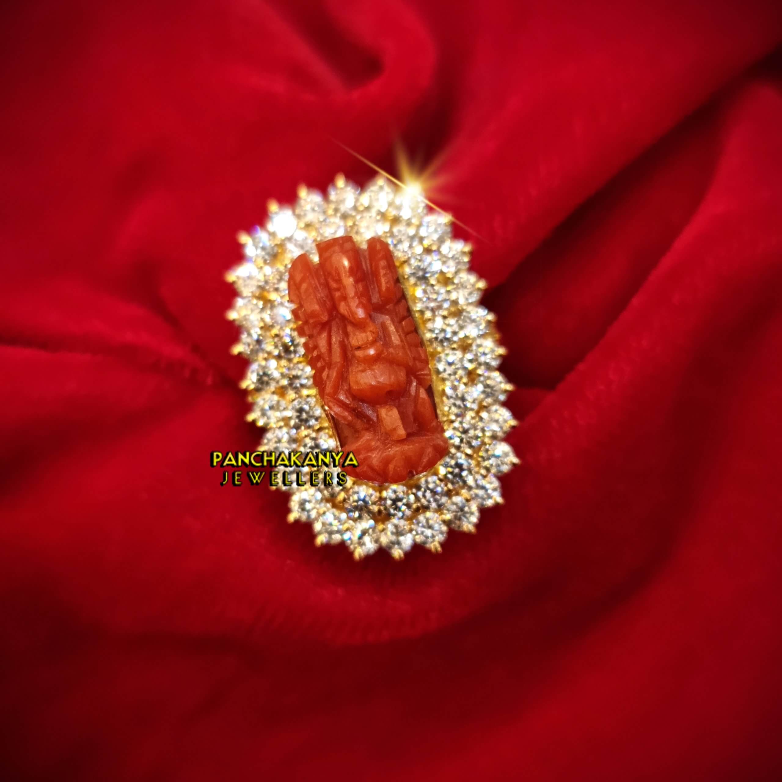 Elegant 14K Lord Ganesh Gold Ring Design For You | PC Chandra Jewellers