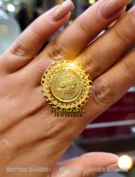 1945 1/20oz Dos Pesos Gold Coin Ring w Rope Design Ring | eBay