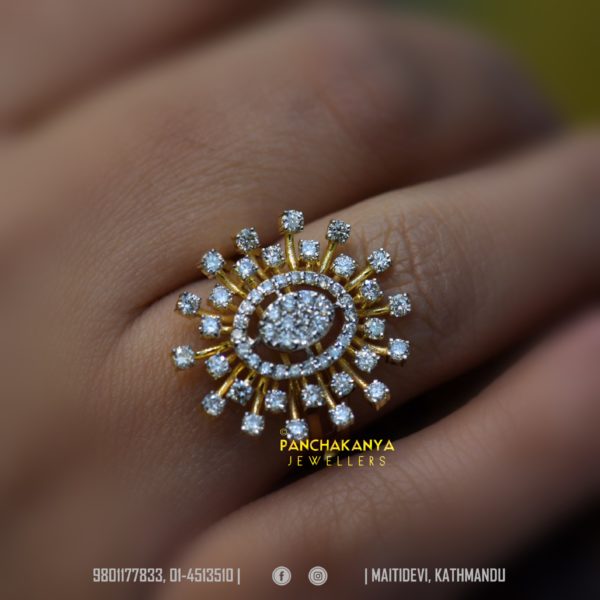 14k Diamond ring « Panchakanya Jewellers